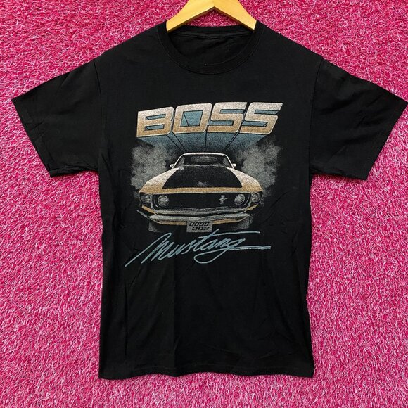 Mustang Boss 302 Muscle Car Classic T-Shirt Small - Picture 1 of 4